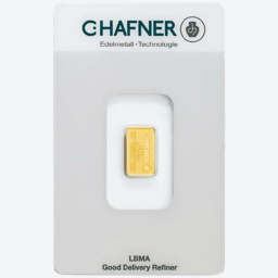 C. Hafner 2 gram goudbaar