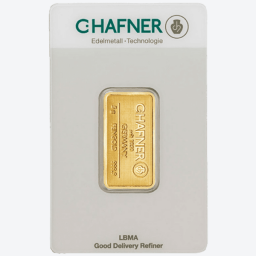 C. Hafner 5 gram goudbaar