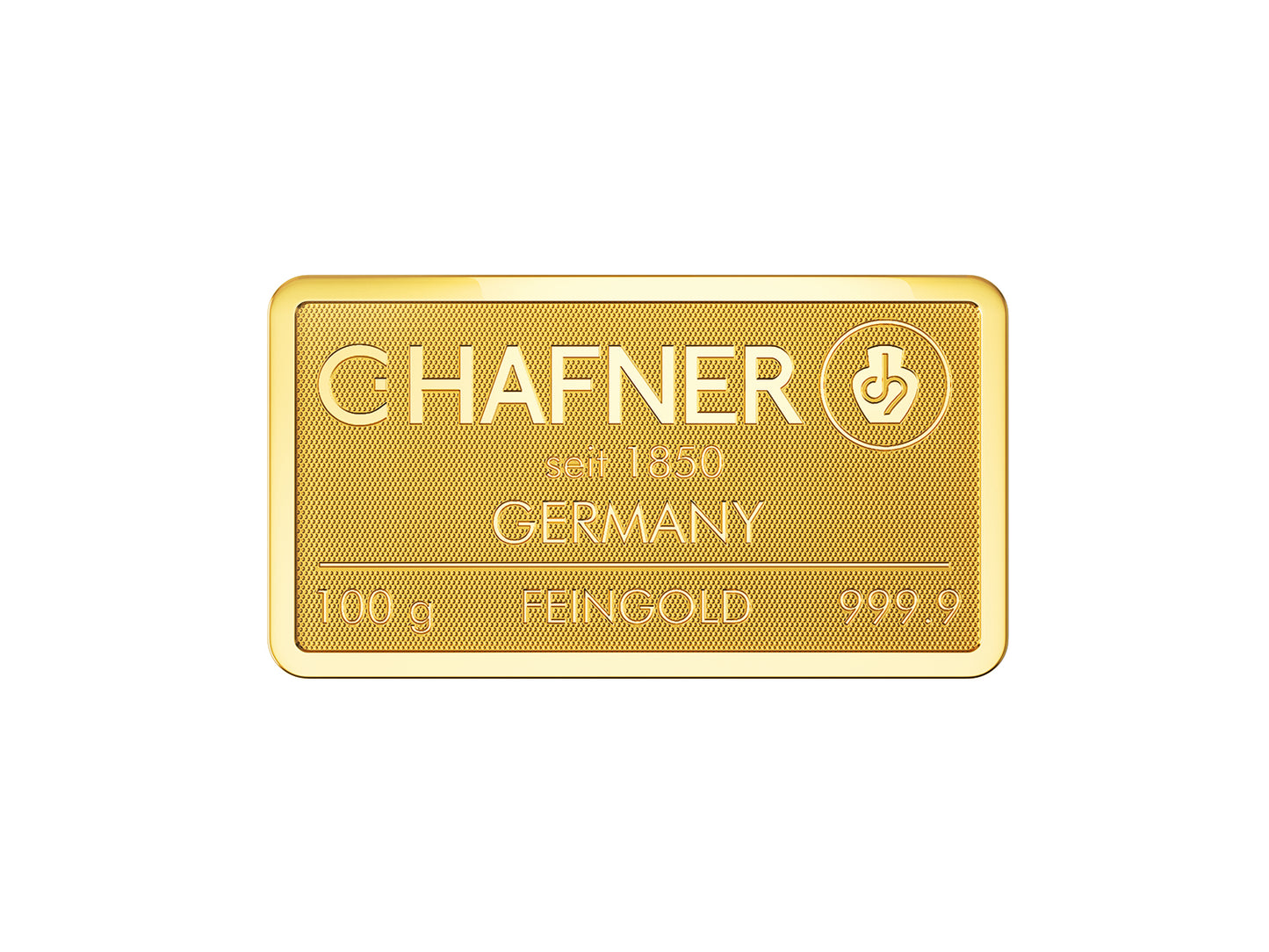 C. Hafner 100 gram goudbaar