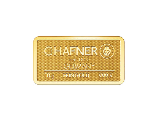 C. Hafner 10 gram goudbaar