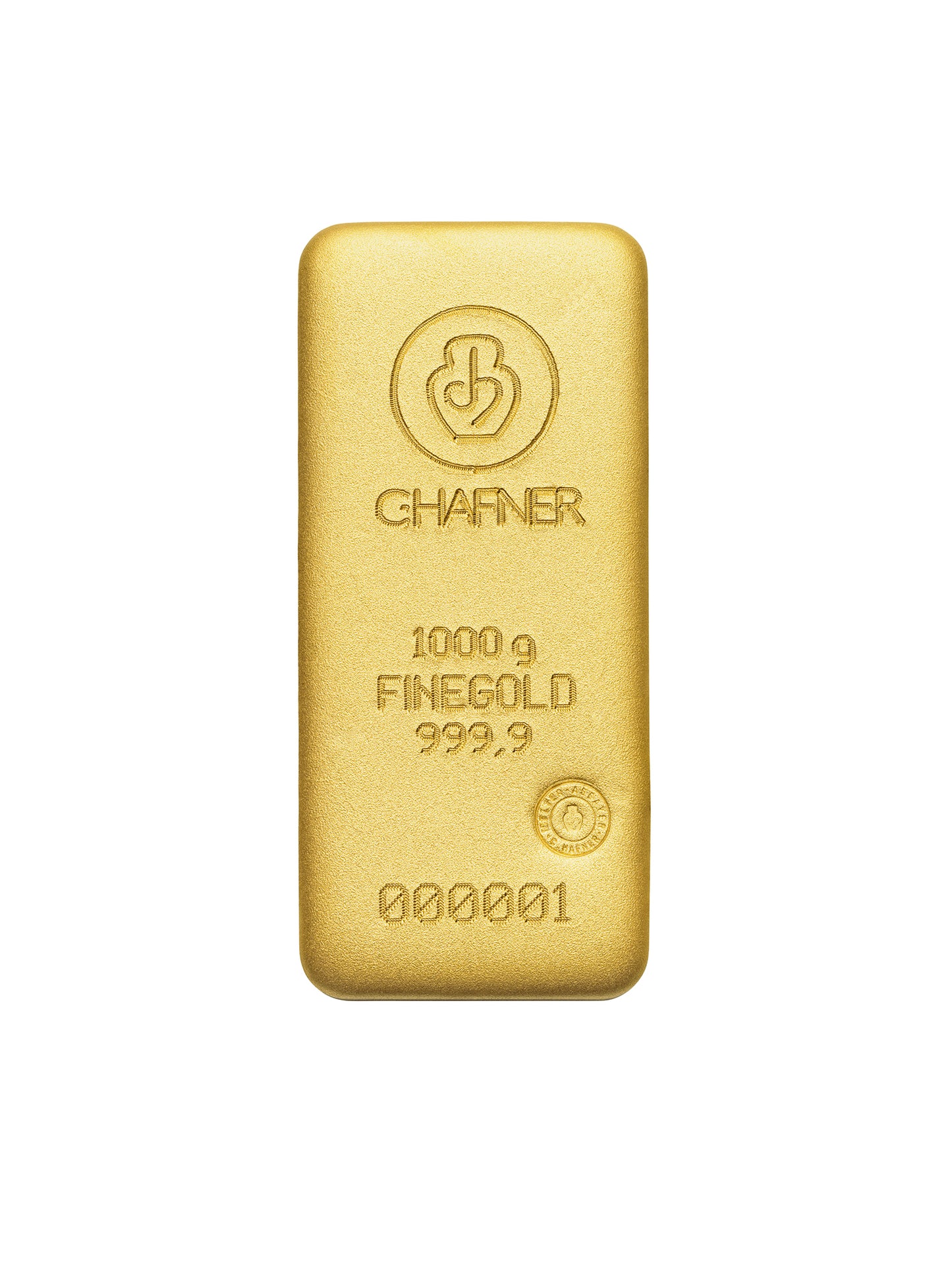 C. Hafner 1 kilogram goudbaar - casted
